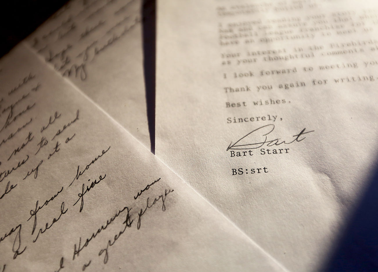 Bart Starr Letters